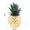 Queen-b Artificial Pineapple Plant, Mini Tabletop Plant, Stylish and Cute Decorative Desk Plant, Faux Greenery, Never Withers, Perfect for Living