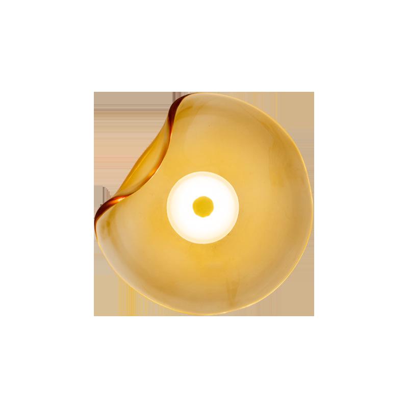 Nordic Modern Minimalist All-Copper Petal Pendant Light for Bedroom and Restaurant