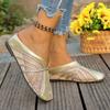 Fashion 2025  Mesh Breathable Wedges Sandals Women Thick Sole Non Slip Closed Toe Slippers Woman Summer Light Comfort Square Toe Slides