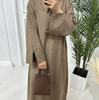 2024 Elegant Plus Size Loose Fit Muslim Dress for Middle East & Turkey