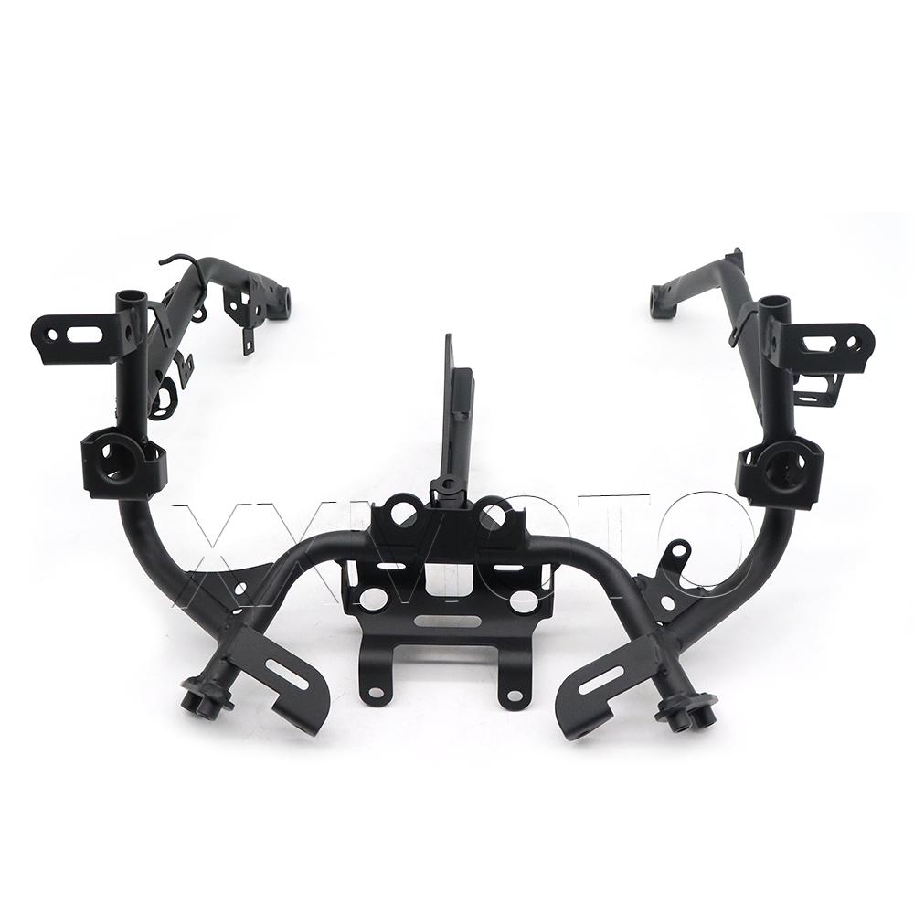 

For Kawasaki Ninja 500 2024 2025 2026 Ninja500 Motorcycle Front Headlight Bracket Upper Fairing Head Lamp Stay чорний