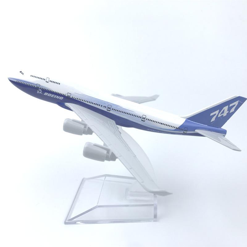 

Collection Aircraft 1/400 Scale B747 Prototype Airlines 16cm Alloy Metal Plane Model With Base Gift Desk Decoration Home Display