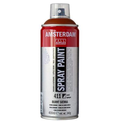 Talens Amsterdam Spray Paint, 400ml, 411 Burnt Sienna, T1716-411