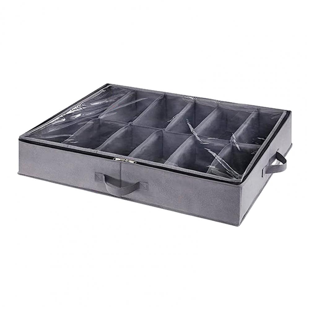 Shoe Cabinet Organizer Shoe Storage Organizer Capacity Under-bed Shoes Storage Organizer with Multiple Compartments for Shoes