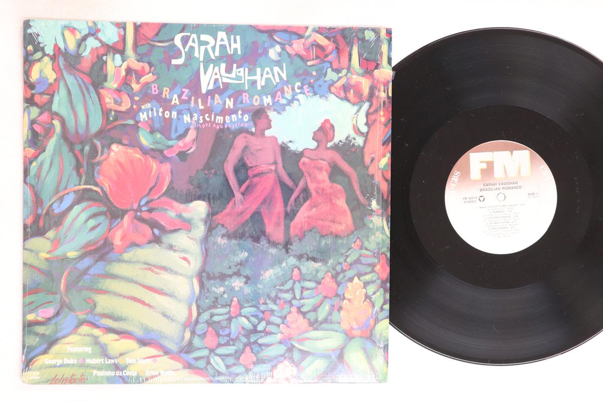 

LP Record SARAH VAUGHAN, MILTON NASCIMENTO - Brazilian Romance FM42519 FM 1987 US Jazz Used
