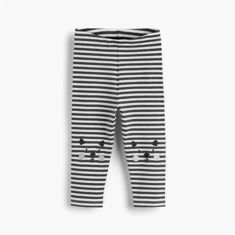 Autumn and Winter Versatile Children s Pants, New Spring and Autumn European and American Style Cute Bear Girls  Leggings, Striped Girls  Pants 10924 100