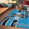 Custom Name Gremio Football Club Emblem Rug Office Rug Chair Mat Non Slip Carpet Rugs for Bedrooms Dining Room Living Room Home Decor Gifts
