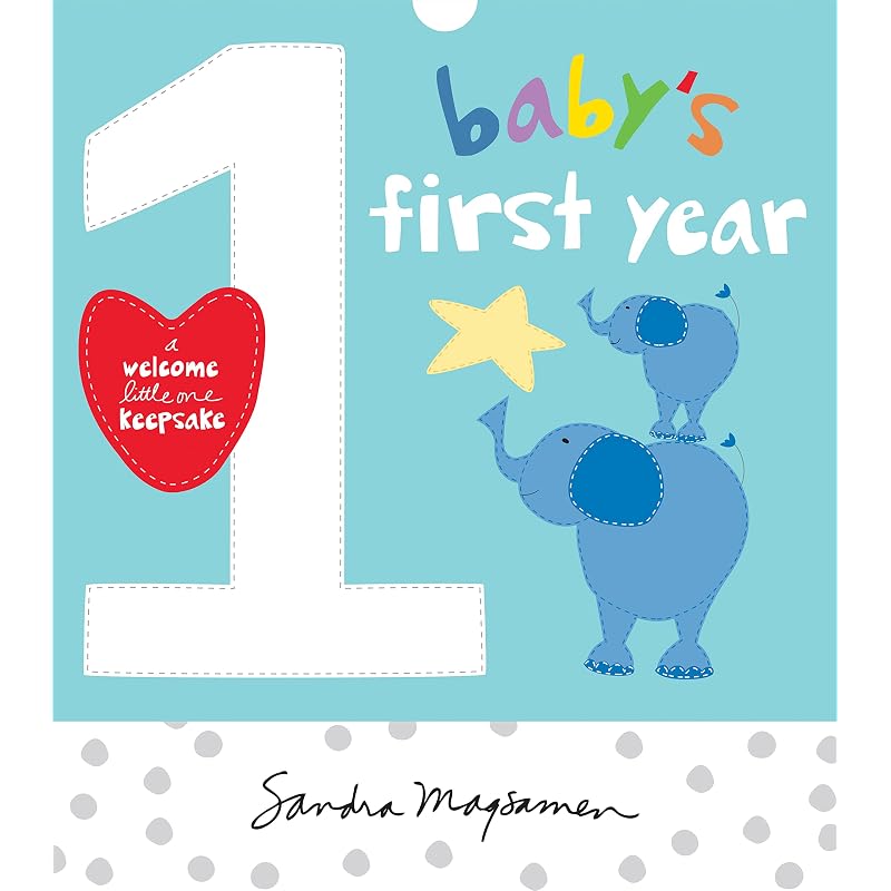 Baby' First Year: A Welcome Little One Keepsake, Memories Journal and Undated Monthly Calendar To Hang & Display (baby Shower Gifts for New Parents)