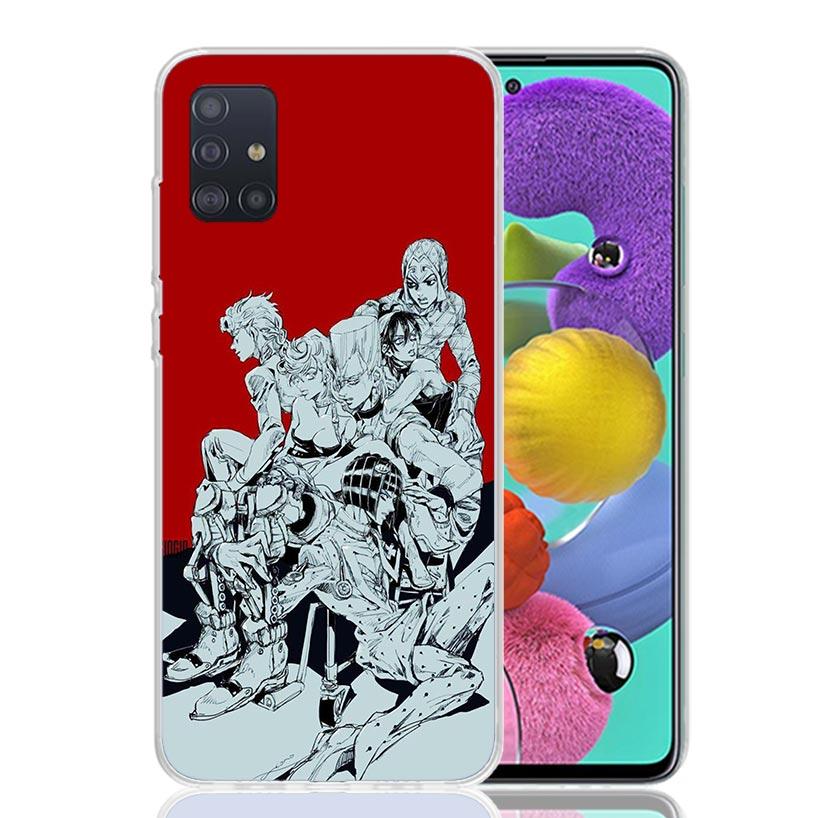

Чехол для телефона JoJo s Bizarre Adventure Golden Wind для Samsung Galaxy A52 A32 A22 A12 A02S A50S A30S A51 A31 AA71 Note 20 Ultra 10 S1 Samsung A30S