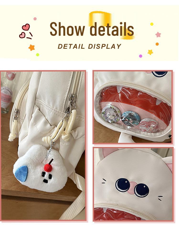 Schultasche mit hoher Kapazität im japanischen Stil für Grundschulmädchen