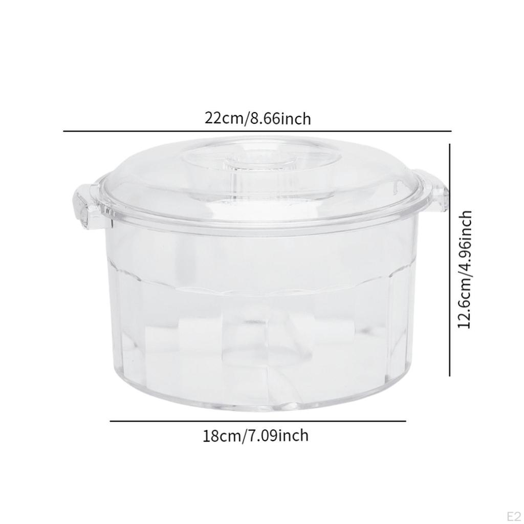 Polierer Trommel Topf Poliermaschine Schüssel Stabile Box Tumbler Behälter zum Entgraten