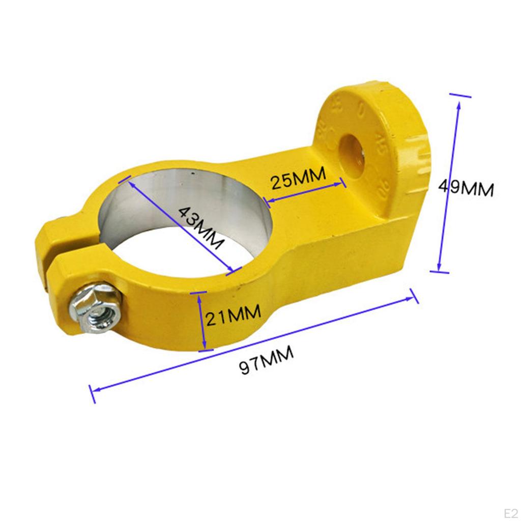 Drill Press Floor Stand Clamp, Replace Parts, Easy Installation for Table Metal Hand
