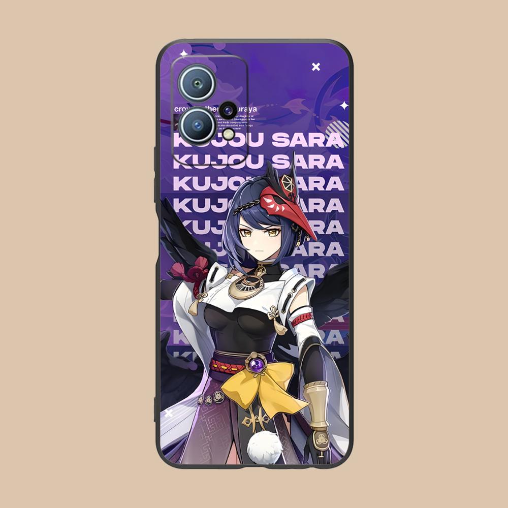 Spiel GI Kujou Sara Handyhülle für Huawei P60 P50 P40 P30 P20 P10 P9 P8 Pro Lite Plus Bunte Druckabdeckung Luxusabdeckung