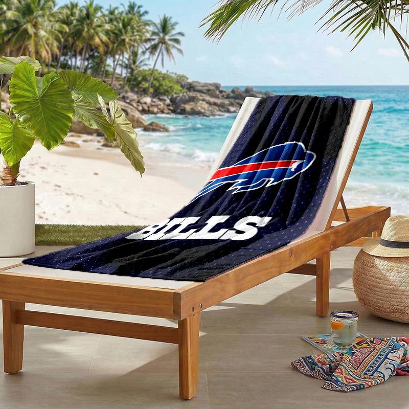 Bills Team Fashion Beach Towel: Ideal for Summer Adventures Soft, Absorbent and Quick Drying Suitable for Swimming and Bathing