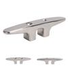 Boat Dock Cleat Stainless Steel Deck Rope Tie Down  Line Cleat Holder for Ship Marine