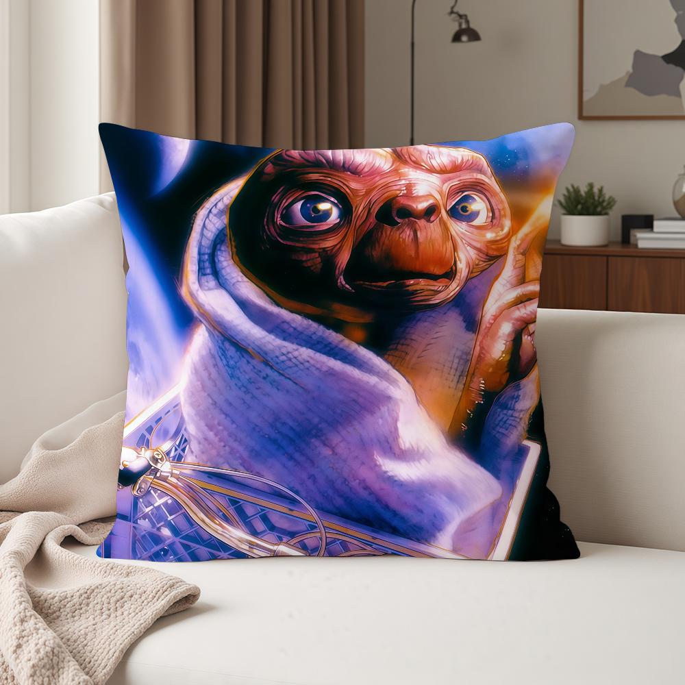 Cute Alien E Pillow Case Suitable For Bedrooms Living Rooms Cars Home Decoration