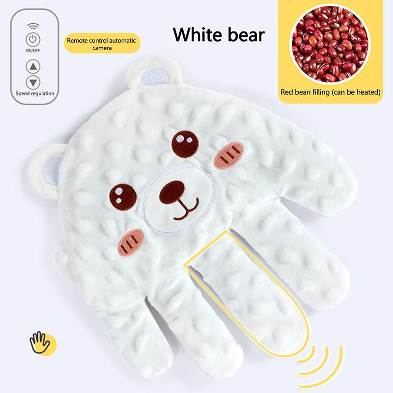 

Успокаивающая подушка-помощник для сна младенца Автоматически хлопает Плюшевая ладонь для сна Комфортный Электрический Безопасный Ребенок Похлопывает Сон Успокаивает Ладони