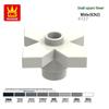 Wange Small Particle Compatible Building Blocks Set - Flower Assembly (4728/4727/15469w)