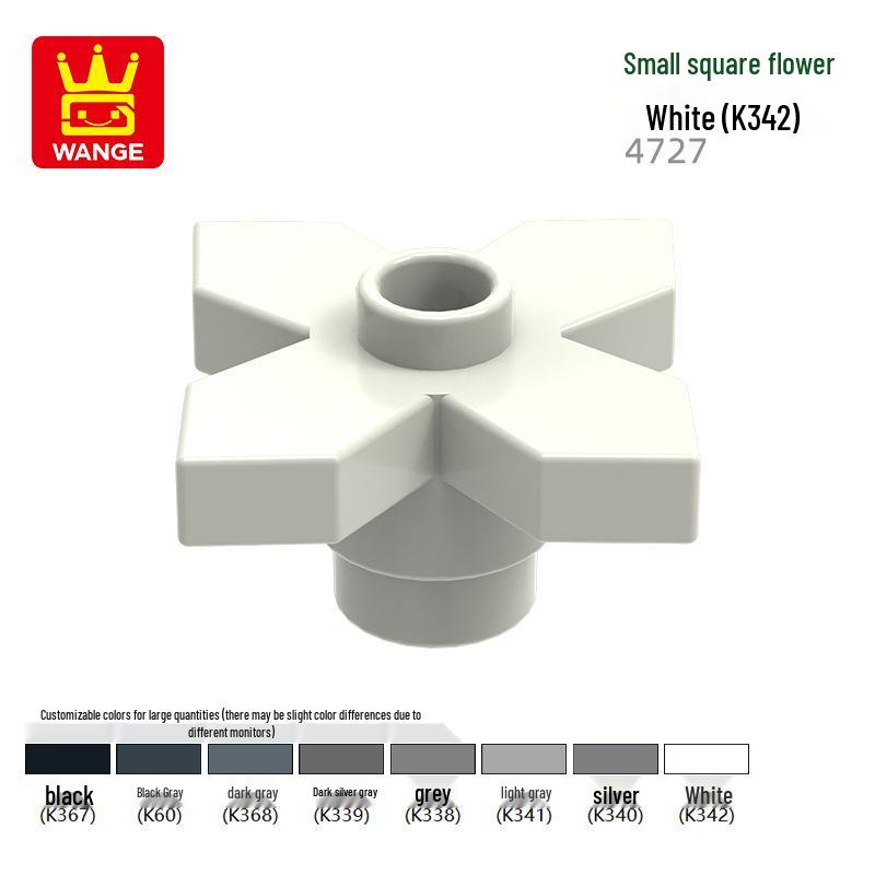 Wange Small Particle Compatible Building Blocks Set - Flower Assembly (4728/4727/15469w)