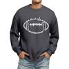 Men's Oversized Long Sleeve Crewneck Sweatshirt Casual Loose