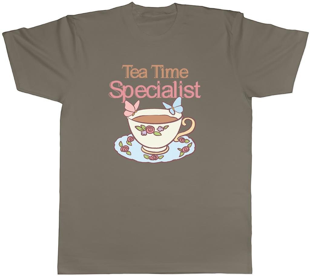 Tea Time Specialist Cuppa Brew Cup Unisexs TShirt Tee Gift Top