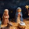 Handmade Pocket Christmas Nativity Scene Gift Tin Box Mini Christmas Nativity Scene Set 3D Holy Figurines Religious Ornament