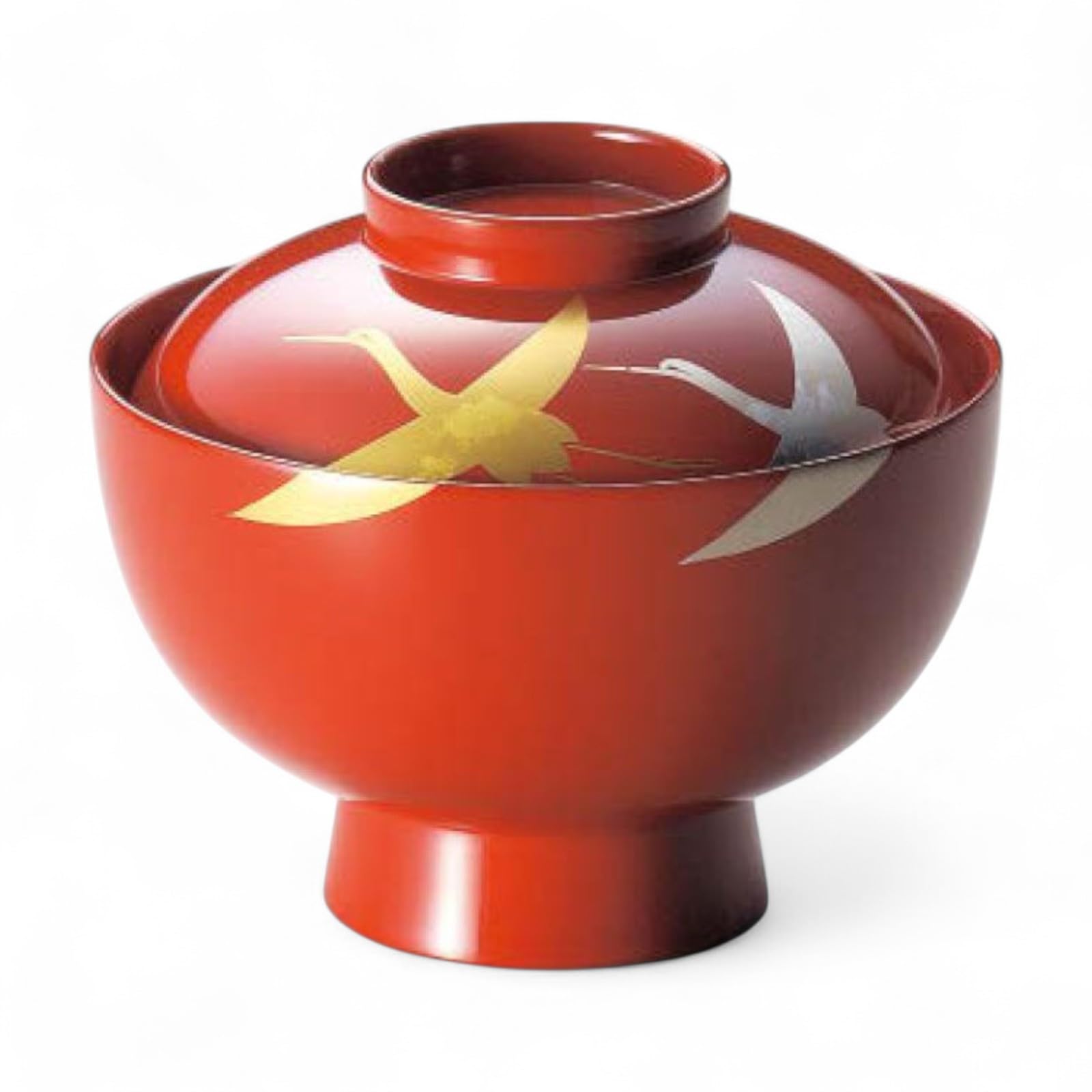 Family Lacquerware Urushi Made in Japan J-kitchens Bowl, Hand-Painted, Lacquer, PID-634860,