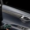 4PCS Inner Door Panel Cover ABS Plastic Dashboard Trim Protection Guard Accessories For Genesis GV80 2021-2024 LHD Car TuningGood Product