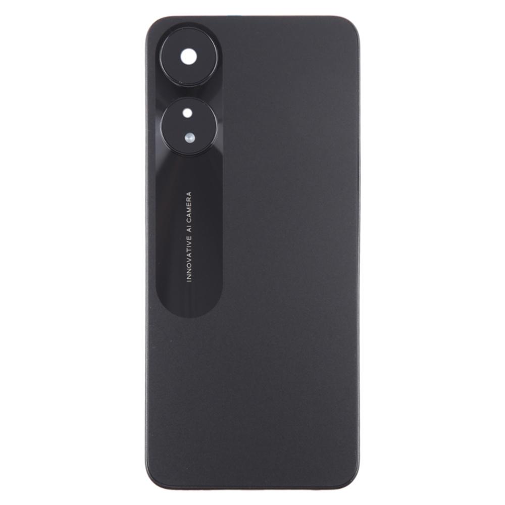 

For Oppo A78 5G Back Battery Housing Cover with Camera Ring Lens Cover Spare Part Black