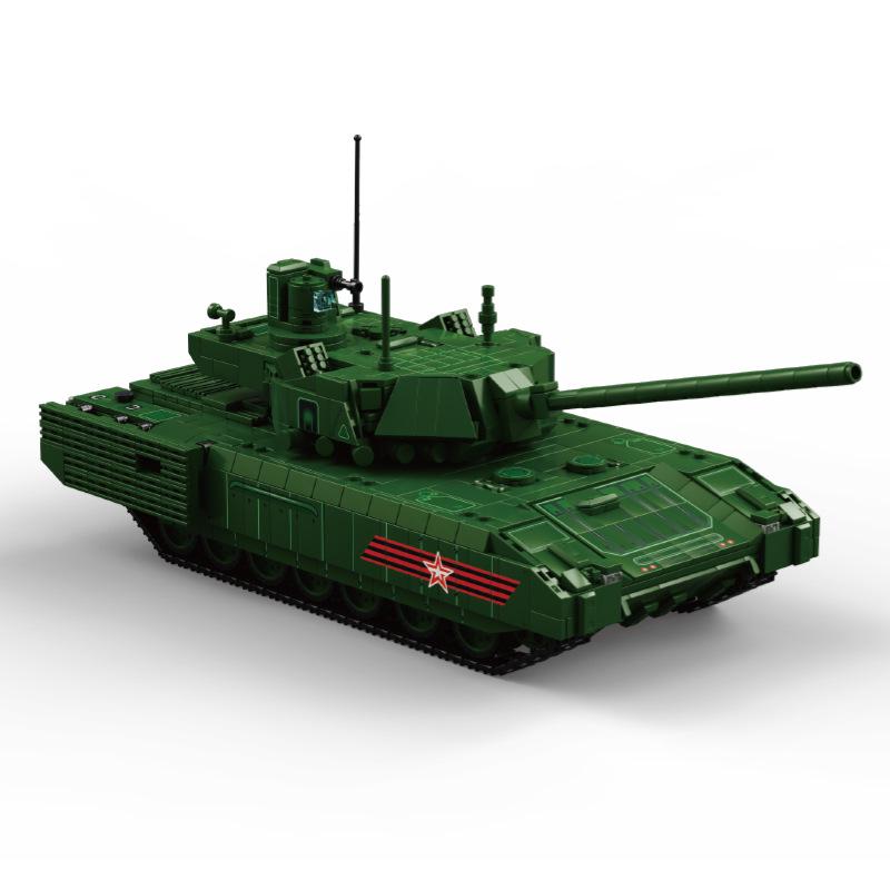 12GO Panther KF51 & T14 Armata Model Czołgu RC Klocki do Budowania - Zabawka do Montażu 4. Generacji 96001-5