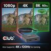Club3D USB Type-C Bidirectional Switch, 8K60Hz/4K120Hz, 10Gbps, PD3.0, 100W, 2 Inputs/1 Output (CSV-2511)