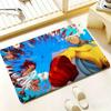 Anime Hot O-One-Punch Man Floor Mat Bedroom Living Room Flannel Door Mat Non-Slip Home Decor