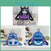 Girls Mini Backpack With Cartoon Pu Material For Casual Daily Use