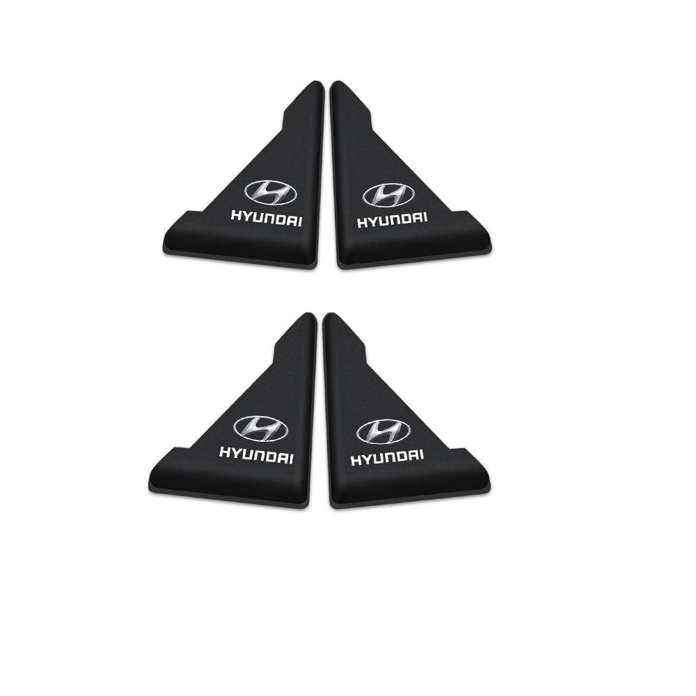 2/4pcs Car Door Corner Protection Sticker Prevention Collision Scratch Cover For Hyundai N-LINE I10 I20 I30 I40 IX20 IX35 Tucson MM15