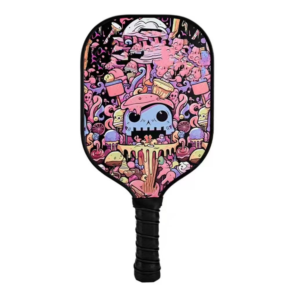Factory Custom 13mm Fiberglass Pickleball Paddle 230g Professional PP Honeycomb Core Durable High Elasticity Ultralight Racket Fiberglass
