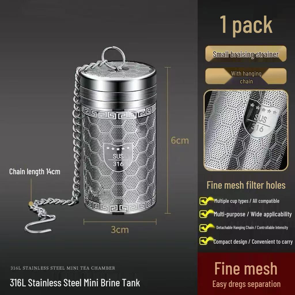 316 Stainless Steel Tea Infuser Mesh Separator for Teapot Brewing
