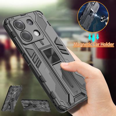 For Redmi Note 13 4G Deksel Luksuriøst Støtsikkert Armor Telefondeksel For Xiaomi Redmi Note13 Note 13 4g Magnetisk Støttebakdeksel