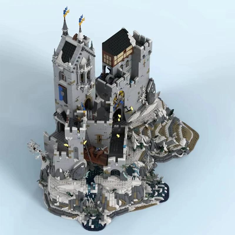 3995PCS Creative Series Architectural House Ornament910029 Black Wing Castle Adult Educational Assembly Building Blocks Toy Gift