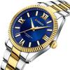 Men's CURREN 8453 Luminous Quartz Watch with Roman Numerals & Steel Band - Waterproof & Casual.