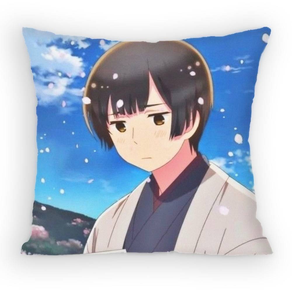 Anime Hetalia World Stars Honda Kiku Pillow Case Sofa Living Room Bedroom Headboard Backrest Cushion Square Cushion Nap Time