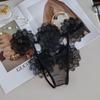 Lady Summer Sexy Hollow Out Seduction Pure Want Flower Embroidery Open File Thong Underwear