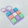 Keyboard Fidget Toy, Fidget Clicker Keyboard Fidget Keychain, Button Fidget Gifts for Adults to Relieve Stress and Pass Time