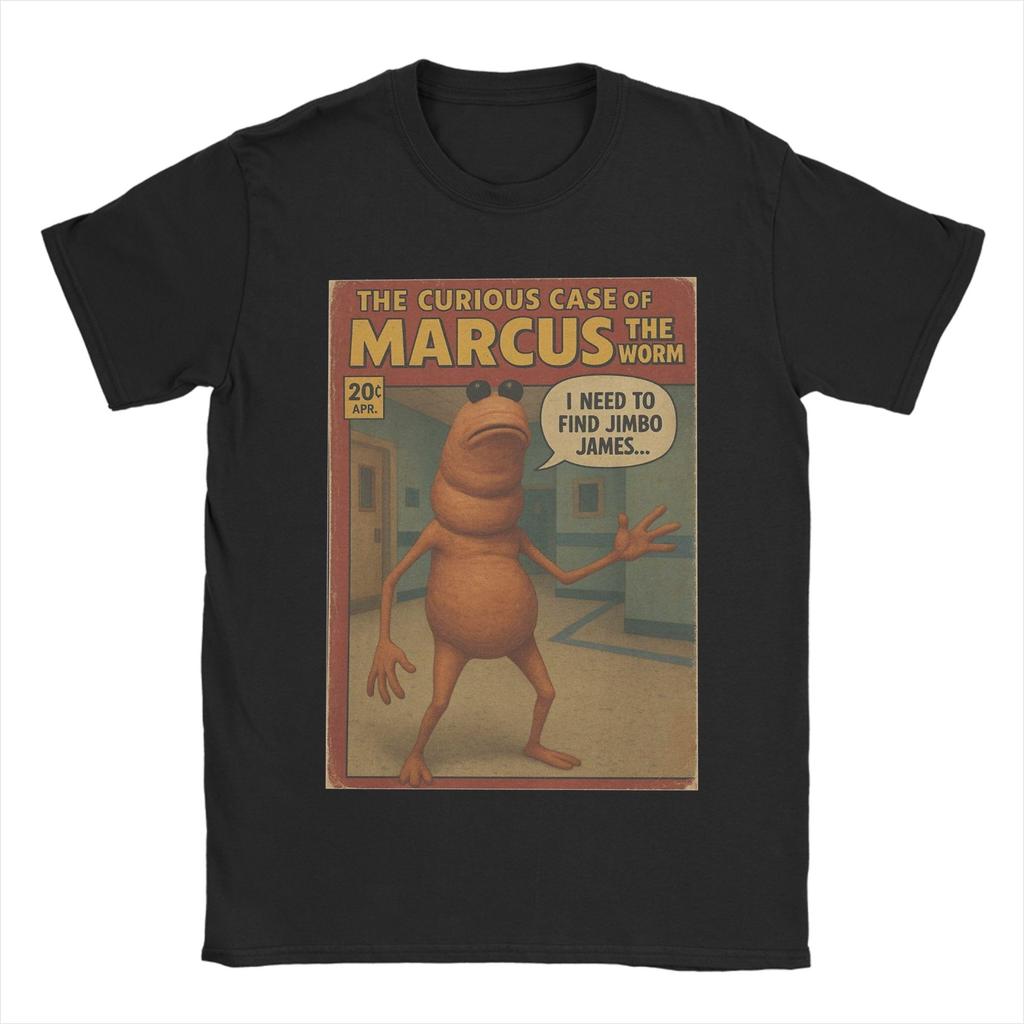 Funny Robert Help Marcus The Worm  Apparel Men Women T Shirts 100% Cotton Tee Graphic Printing  T-shirt Clothing