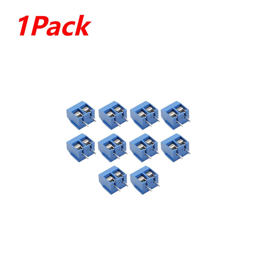 10-100PCS KF301 2P/3P PCB Terminal Block Connector Blue Green PCB Screw Terminal Block Connector Assortment Kit for Arduino