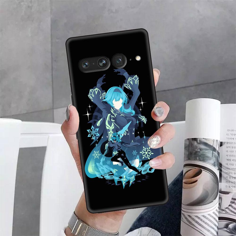 

Чехол для Google Pixel 7 6 Pro 5 4 3 3a XL 5a 4a 5G мягкий для Pixel 6Pro 4XL 3XL 3aXL задняя крышка Fundas аниме Genshin Impact Cool Pixel 3 XL