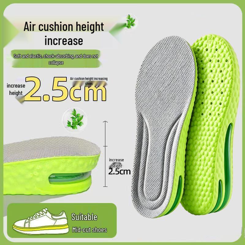 Invisible Shock-Absorbing Height-Increasing Insoles - Comfort & Anti-Odor for Men & Women