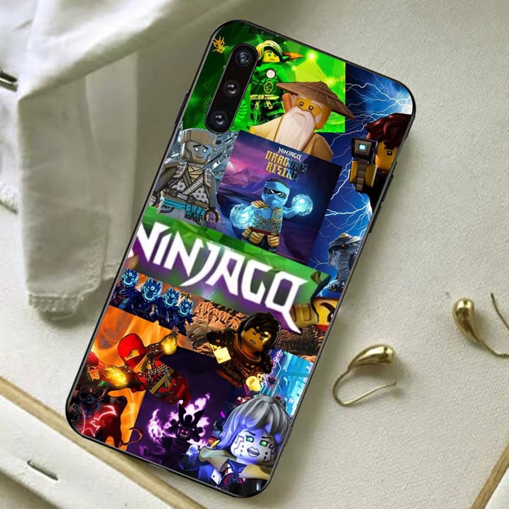 Animovaný kryt na telefon s motivem N-Ninjago pro Redmi Note 4 X 5 A 6 7 8 T 9 9S 10 11 11S 11E Pro Poco M3 Pro