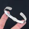 Sterlingsilber Trillion Mahagoni Obsidian Edelstein Wurzelchakra Armreif