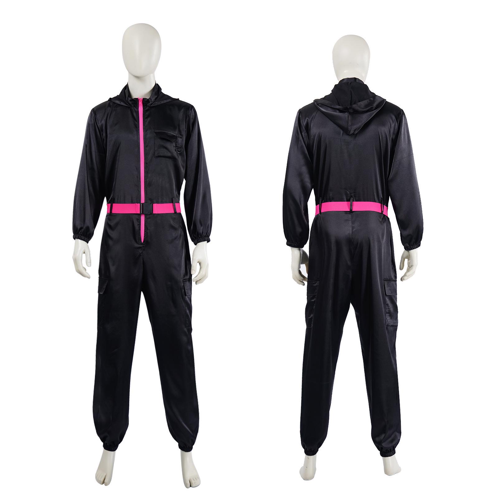 

Black Cosplay Onesie Costume Set for Stage Performance 130