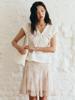GANISONG Passage Shirring Blouse_White